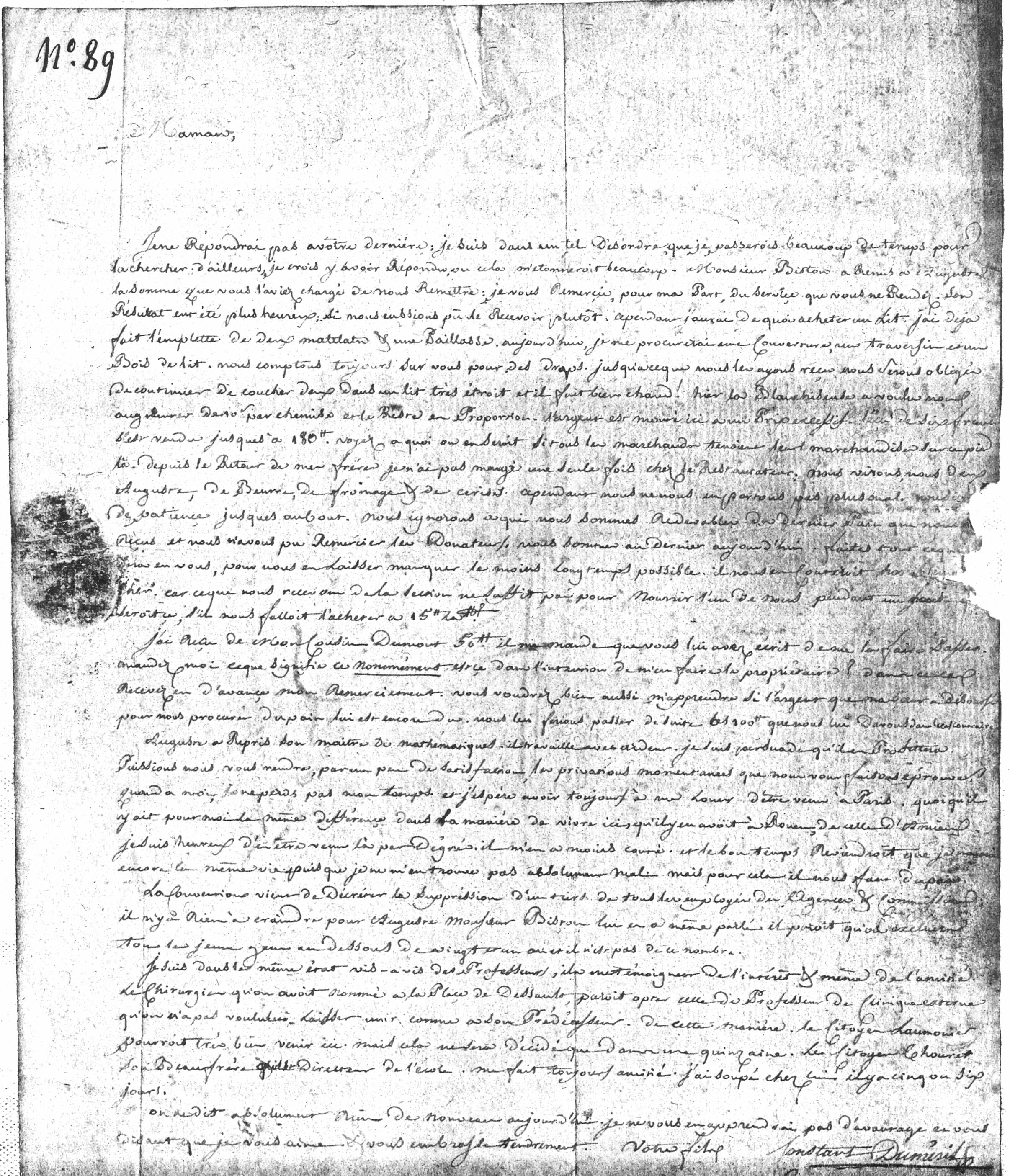 Juillet 1795, an III