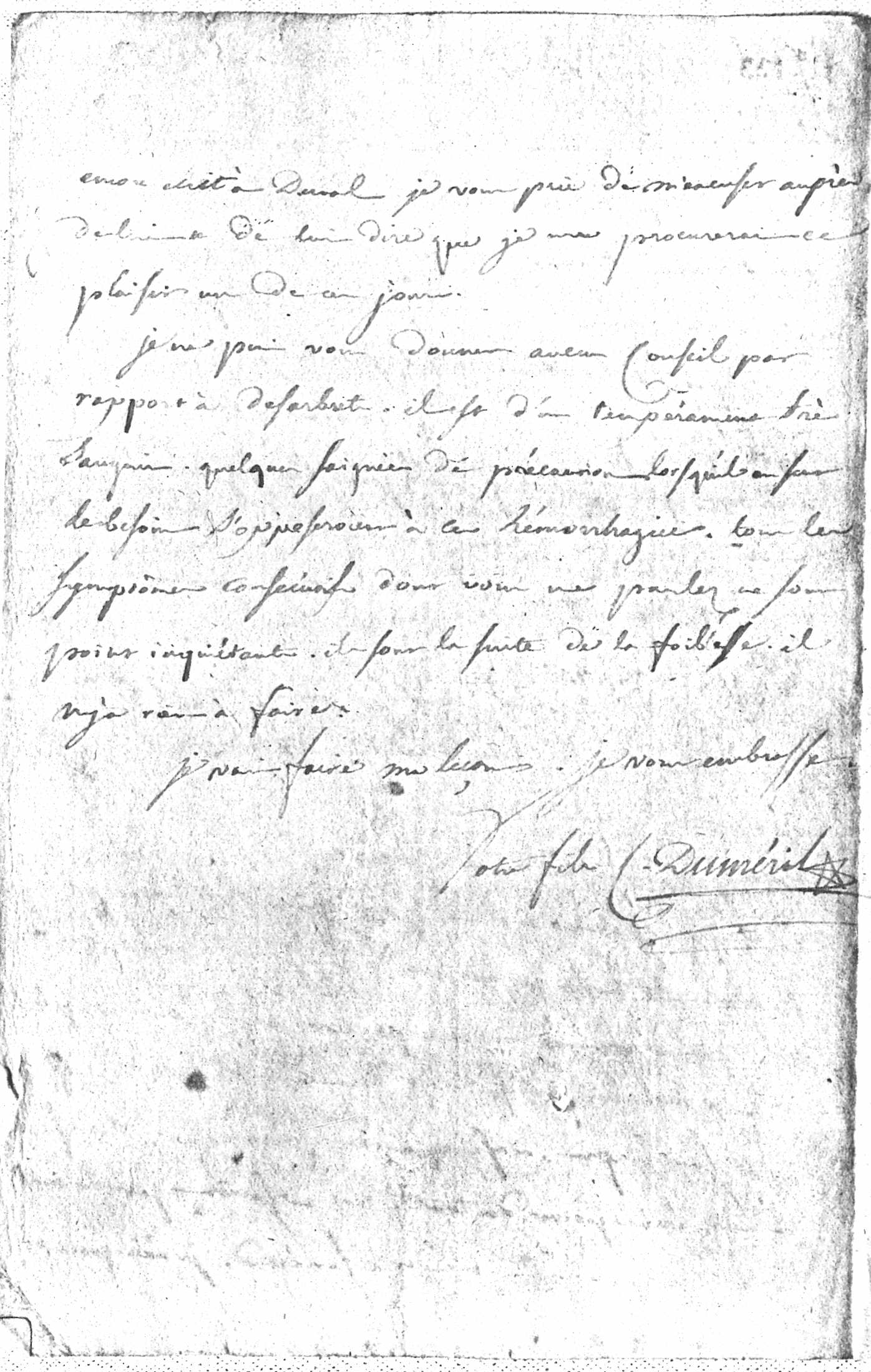 Dimanche 12 avril 1801, 22 germinal an IX