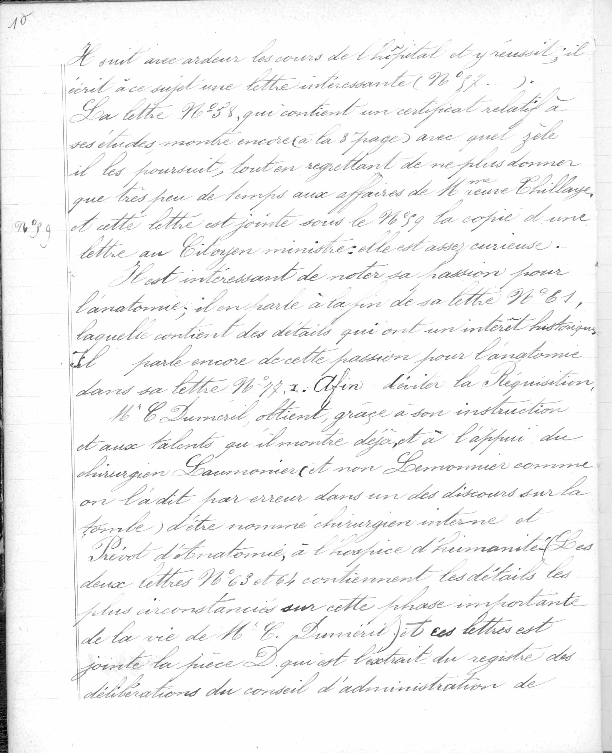 1774-1860. Notes sur André Marie Constant Duméril