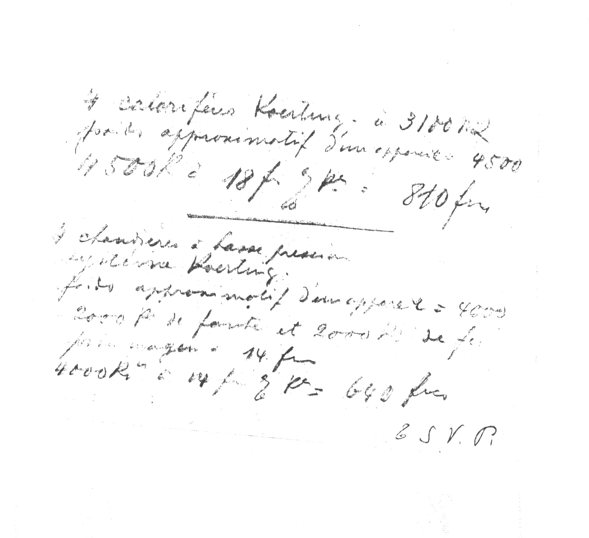 1916 - Evaluation des métaux de l’usine de Vieux-Thann